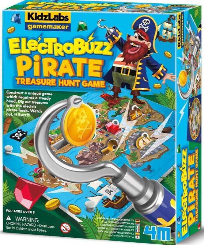 Gamemaker Electrobuzz Pirate Treasure Game | 4M Kids - STEAM Kids 