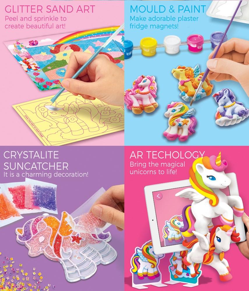 4M - My Magical Unicorns Crafting Kit - STEAM Kids 