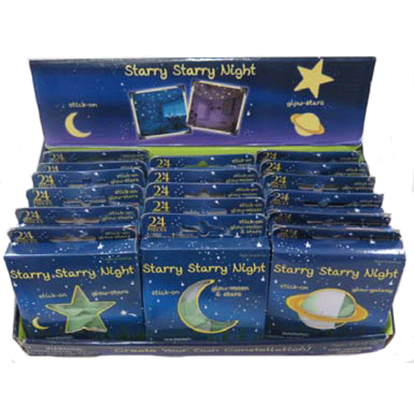 Glow in the Dark Planets Wall Stickers - 24 Pieces - STEAM Kids Brisbane