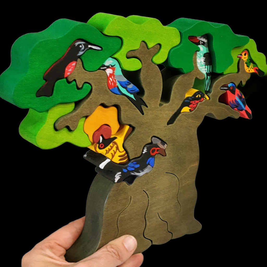 Fauna Puzzle Africa Bird Tree - STEAM Kids 