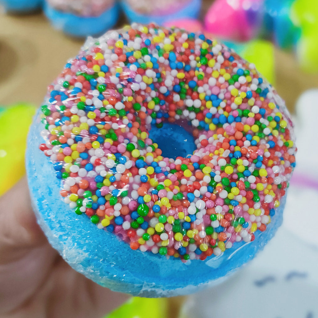 Blueberry Soda | Doughnut Bath Bomb | Zabeldesigns - STEAM Kids 