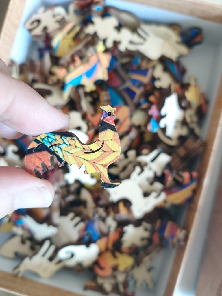 Lion Wood Puzzle | 189 Precision Cut Pieces - STEAM Kids Brisbane