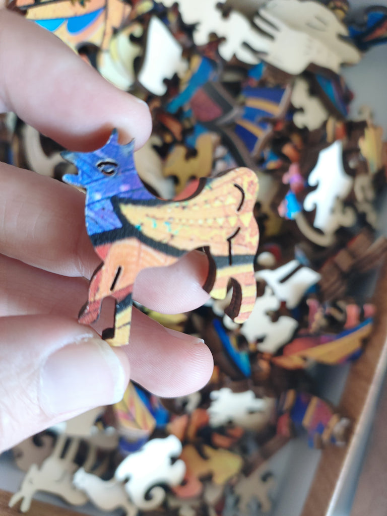 Lion Wood Puzzle | 189 Precision Cut Pieces - STEAM Kids Brisbane