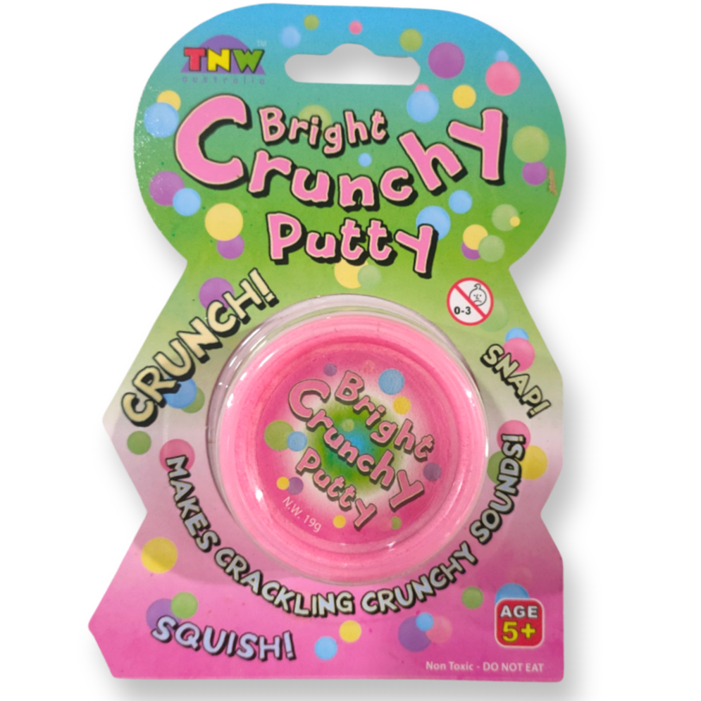 Crunchy Glitter Putty -  Pink | TNW - STEAM Kids Brisbane