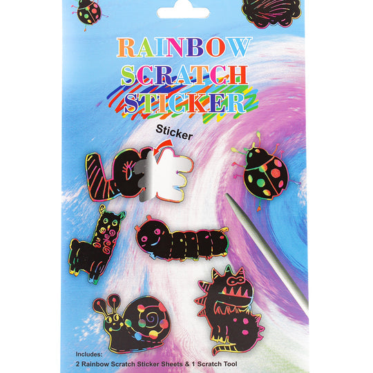 Rainbow Scratch Sticker - STEAM Kids Brisbane