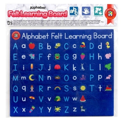 Felt Learning Board | Alphabet - STEAM Kids 
