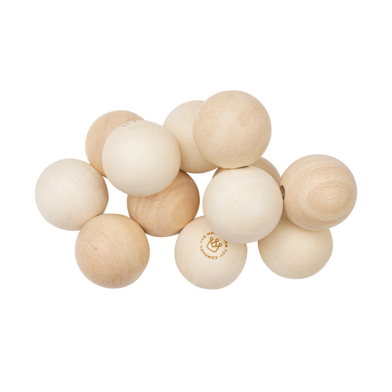Manhattan Toy Company Wooden Natural Classic Baby Beads - STEAM Kids 