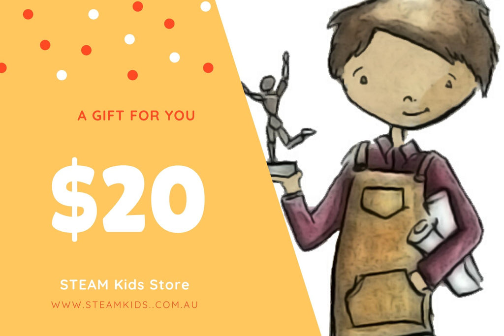 STEAM Kids $20 Gift Card - STEAM Kids Brisbane