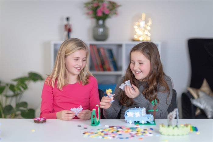 Plus Plus Learn to Build | Pastel Colours | 600 Pieces & 2 Baseplates - STEAM Kids 