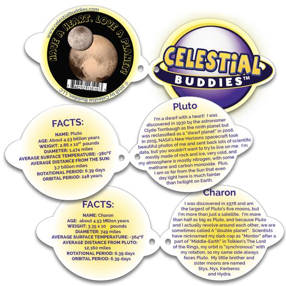 Celestial Buddies | Pluto and Charon | Stuffed Toy l Heebie Jeebies - STEAM Kids 