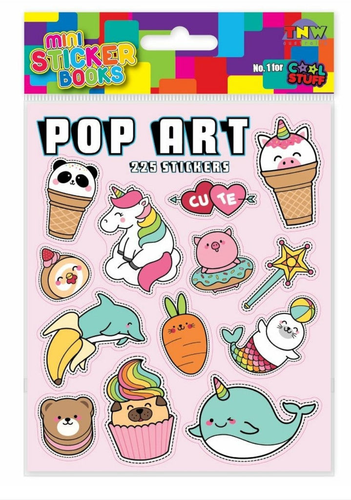 Mini Sticker Books - Pop Art | TNW - STEAM Kids Brisbane