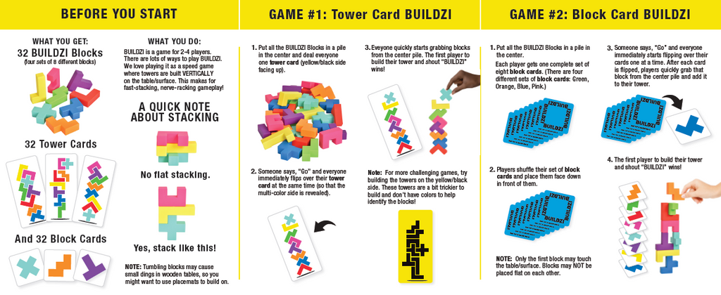Buildzi - The Speed Building Family Game - STEAM Kids Brisbane