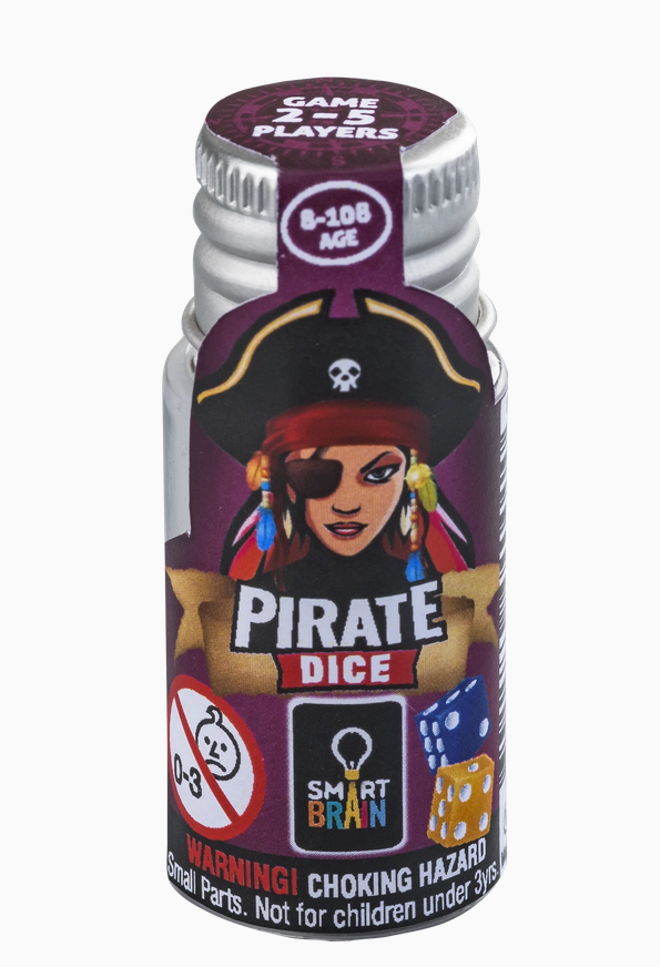 Smart Brain Pirate Dice Mini Bottle - STEAM Kids 