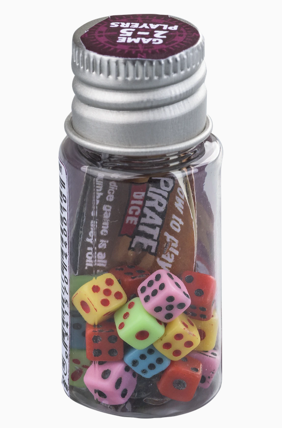 Smart Brain Pirate Dice Mini Bottle - STEAM Kids 