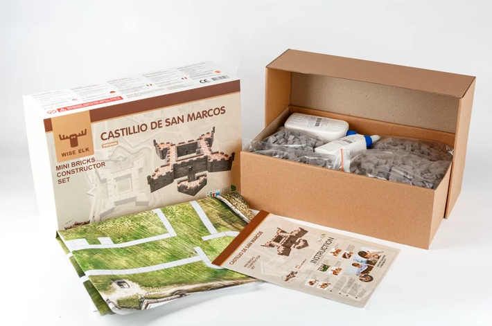 Wise Elk Mini Brick Castillio De San Marcos | 1450 Pieces - STEAM Kids 