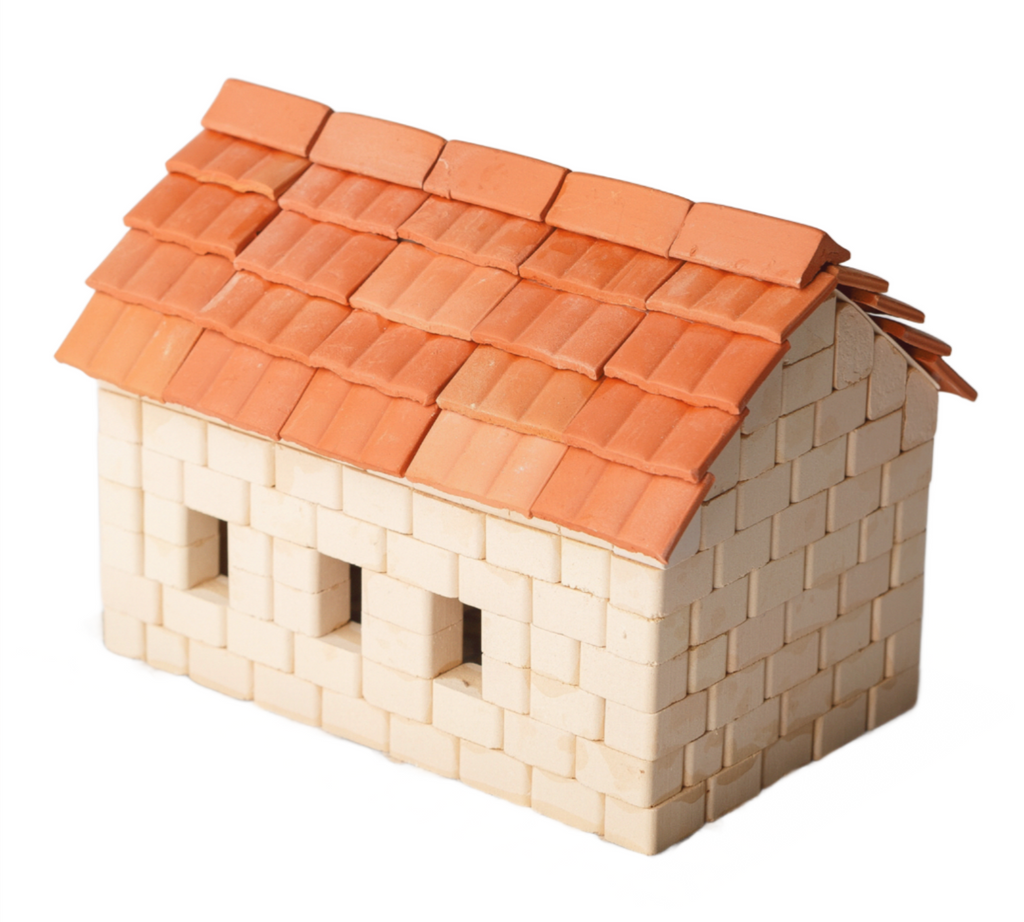 Wise Elk Mini Bricks Tile Roof House - STEAM Kids Brisbane