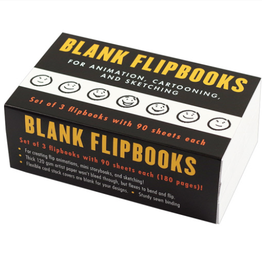 Mini Draft  Animation Blank Flipbooks (3-pack) (pictures, weight, barcode - STEAM Kids Brisbane