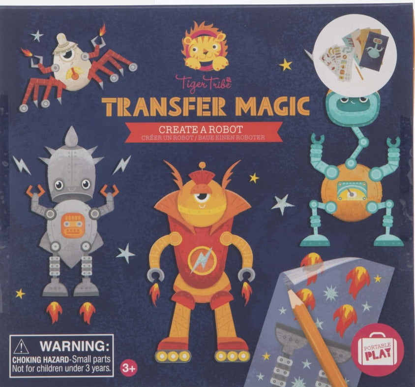 Transfer Magic - Create a Robot | Tiger Tribe - STEAM Kids Brisbane