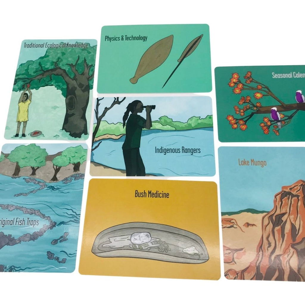 Aboriginal Science Topic Cards | Riley Callie Resources - STEAM Kids 