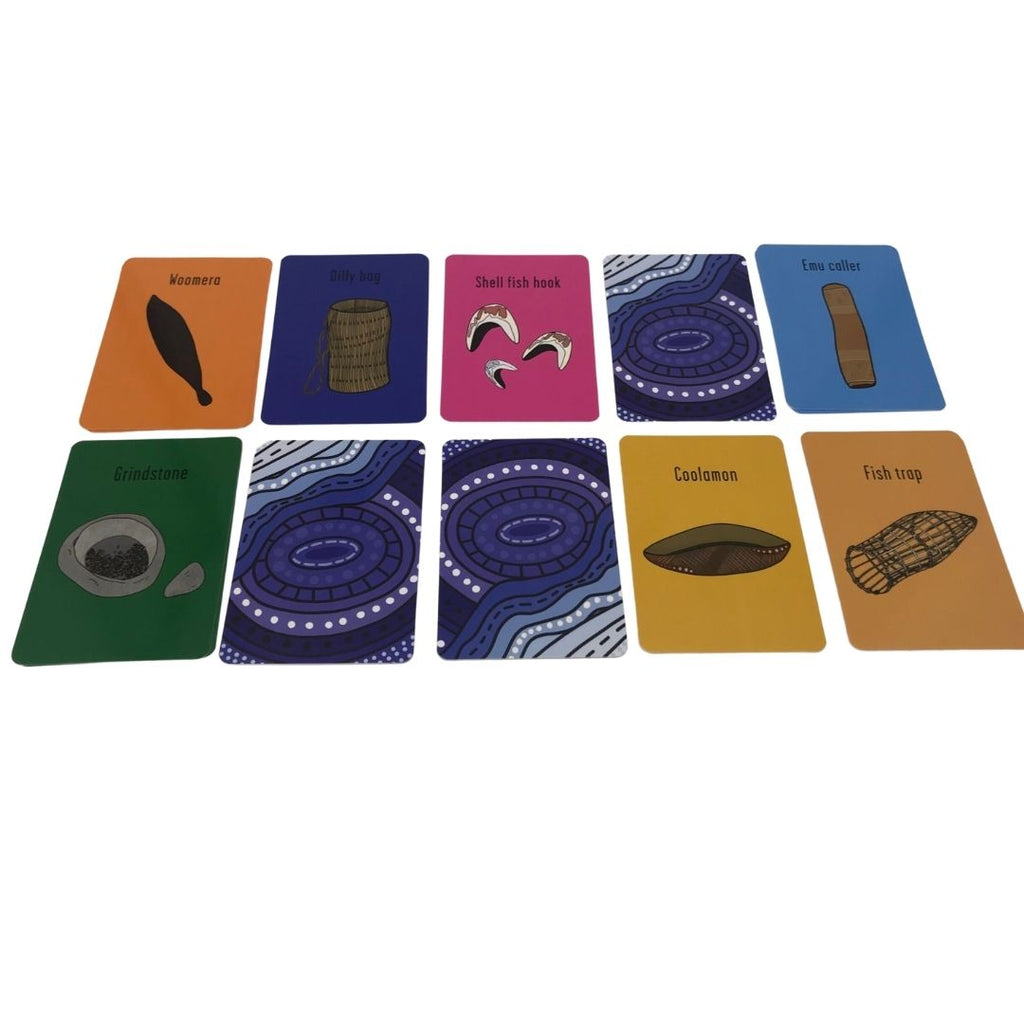 Aboriginal Tools Memory Playing Cards | Riley Callie Resources - STEAM Kids 