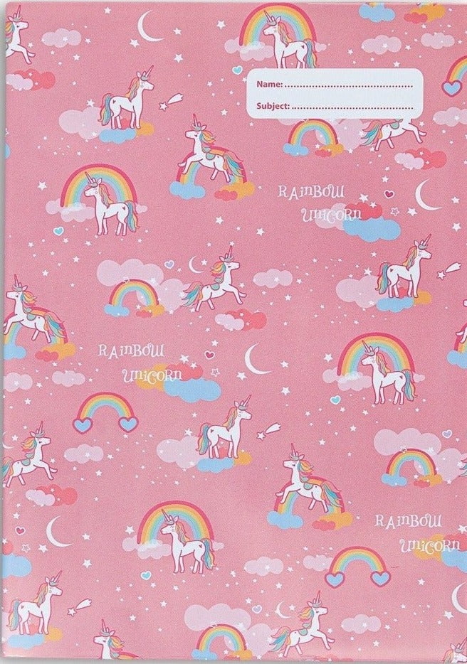 Scrapbook Book Cover | Rainbow Unicorn 4 | Spencil - STEAM Kids 
