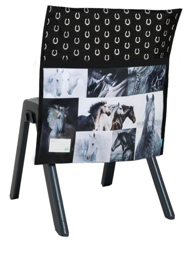 Spencil Chair Bag - Black and White Horses - STEAM Kids 