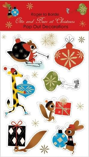Pop Out Decorations - Otto and Bear at Christmas | Roger la Borde - STEAM Kids Brisbane