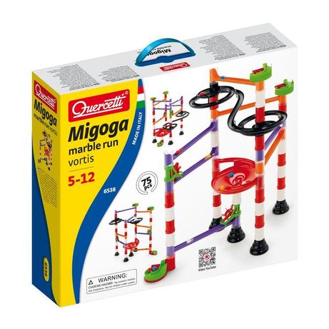 Quercetti | Migoga Vortis Marble Run - 75 Pieces - STEAM Kids 