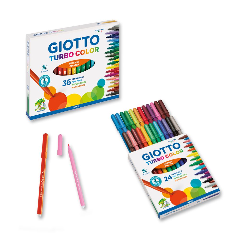 Fila Giotto | Turbo Colour 36 Felt Pens - STEAM Kids 