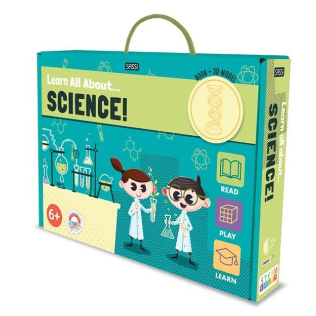 Learn all about... Science! 32 page book and model - STEAM Kids Brisbane