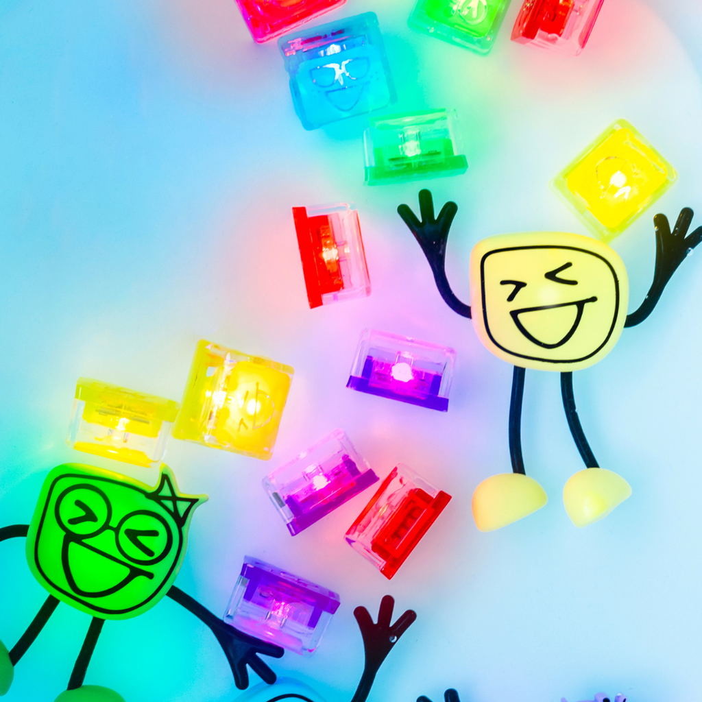Glo Pal Light-Up Cubes - Blue | Jellystone - STEAM Kids Brisbane