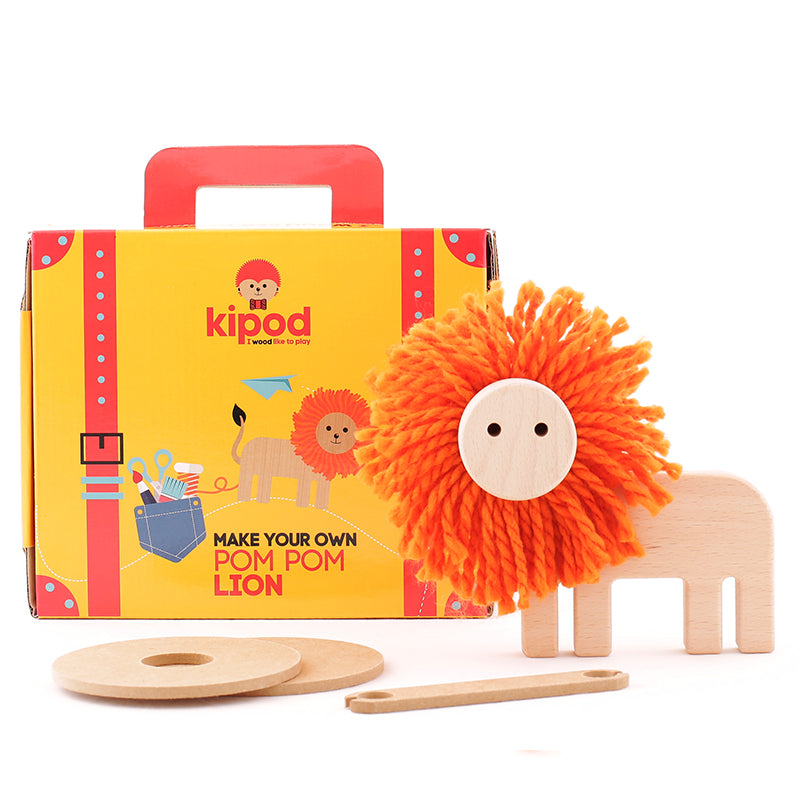 Kipod Pom Pom Lion - STEAM Kids 