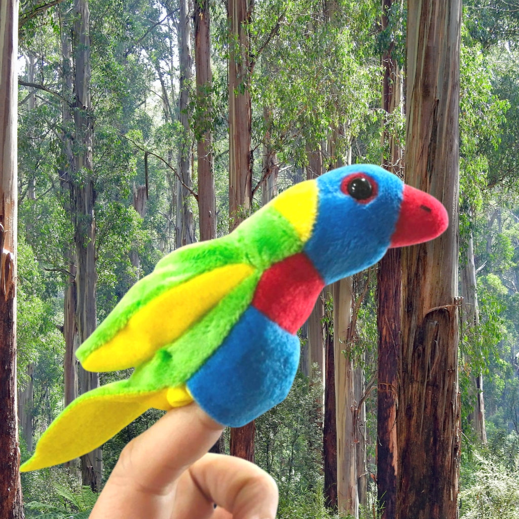 Lorikeet Finger Puppet | Animals of Australia | - STEAM Kids Brisbane