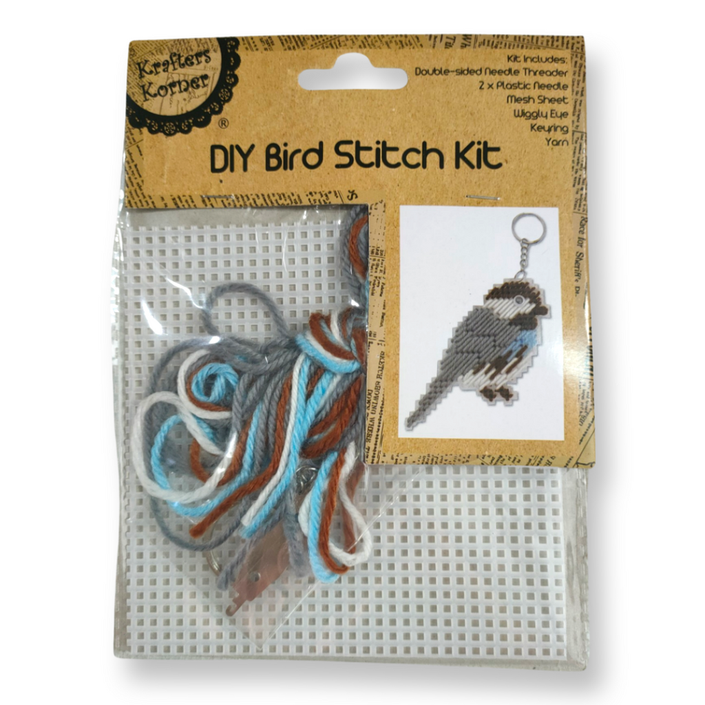 DIY Mesh Bird Stitch Kit | Krafters Korner - STEAM Kids Brisbane