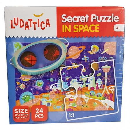 Secret Puzzle IN SPACE - 24pcs | Ludattica - STEAM Kids Brisbane