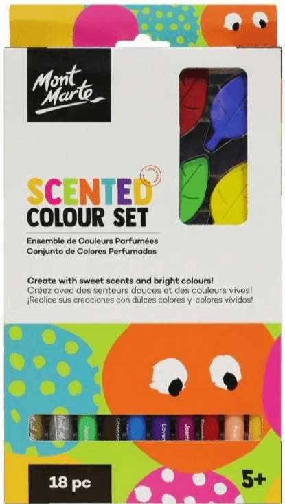 Mont Marte Kids Scented Colouring And Paint Art Set | 18 Piece | - STEAM Kids Brisbane