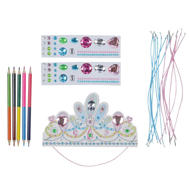 Tiger Tribe Paper Crowns Princess Gems - STEAM Kids Brisbane