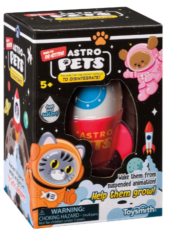 Large Growing Astro Pets in Rocket (4 Assorted) - STEAM Kids Brisbane
